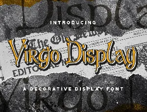 Virgo Display font