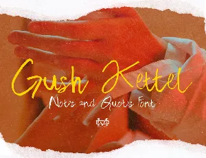 Gush Kettel Demo font