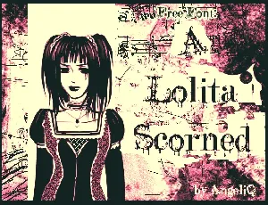A Lolita Scorned font