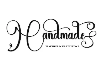 Handmade Calligraphy Typeface font