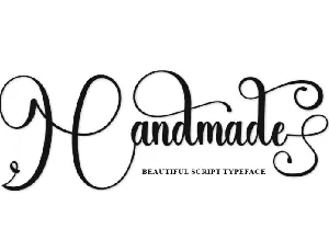 Handmade Calligraphy Typeface font