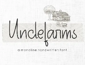 Unclefarms font