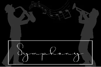 Saxophone Signature font