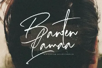 Banten Lama Handwritten font