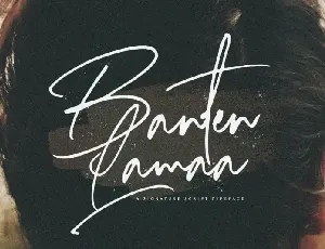 Banten Lama Handwritten font