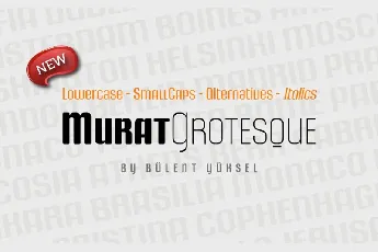 Murat Grotesque Family font