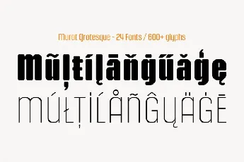 Murat Grotesque Family font