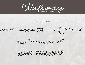 Walkway Bonus font