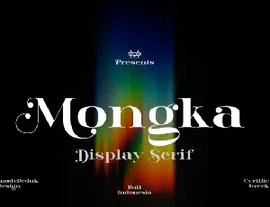 Mongka font