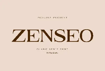 Zenseo font