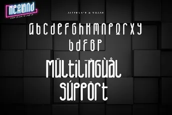 Neonland - Personal use font