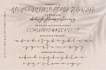 Harmony Signature font