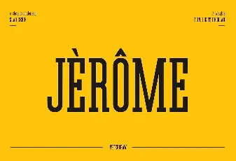 Jerome font