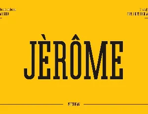 Jerome font