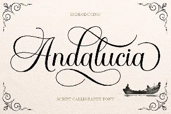 Andalucia Calligraphy font