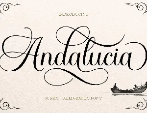 Andalucia Calligraphy font