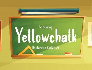 Yellowchalk font