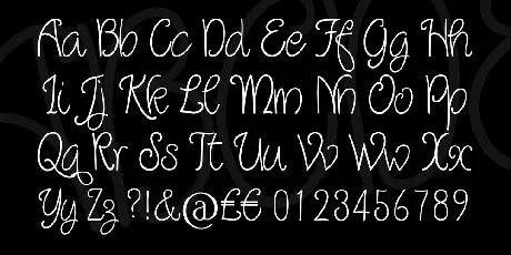 Quirlycues font