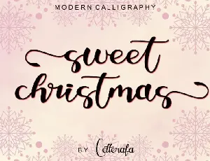Sweet Christmas Calligraphy font