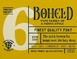 Boheld Serif font