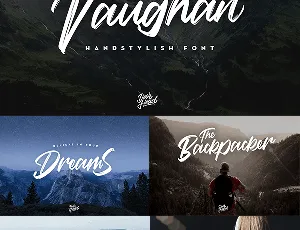 Vaughan Handstylish font