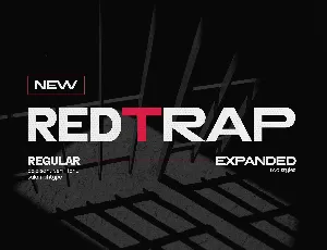 Redtrap Expanded PUO font