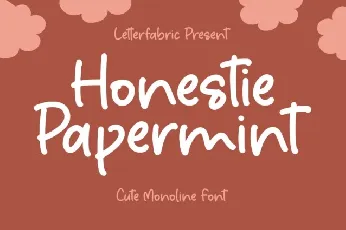 Honestie Papermint font