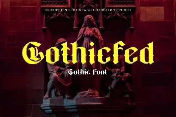 Gothicfed font