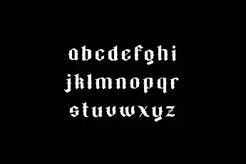 Gothicfed font