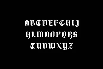 Gothicfed font