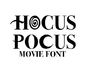 Hocus Pocus font