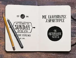 Sunday Style Free font