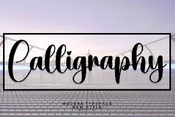 Calligraphy Script font