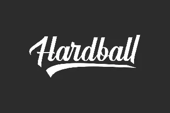 Hardball Demo font