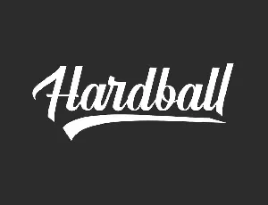 Hardball Demo font