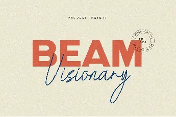 Beam Visionary font