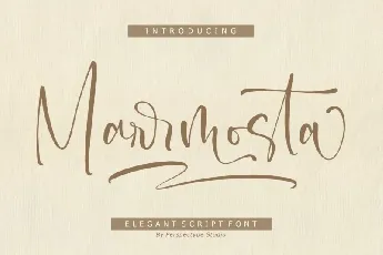 Marrmosta font