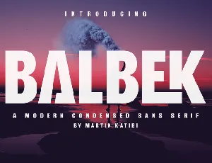 Balbek font