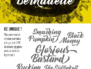 Bernadette font