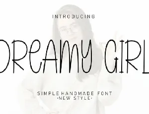 Dreamy Girl Display font