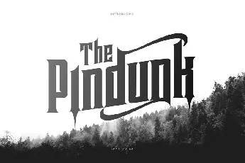 Pindunk-Font font