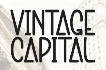 Vintage Capital Display font