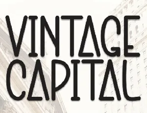 Vintage Capital Display font