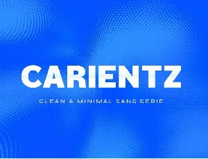 Carientz font