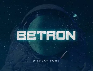 Betron Display font