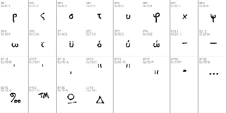 BPchildLefty font