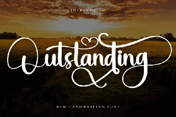 Outstanding font