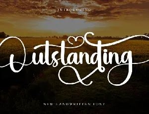 Outstanding font