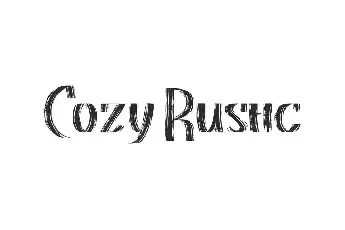 Cozy Rustic font