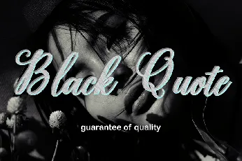 Black Qoute font